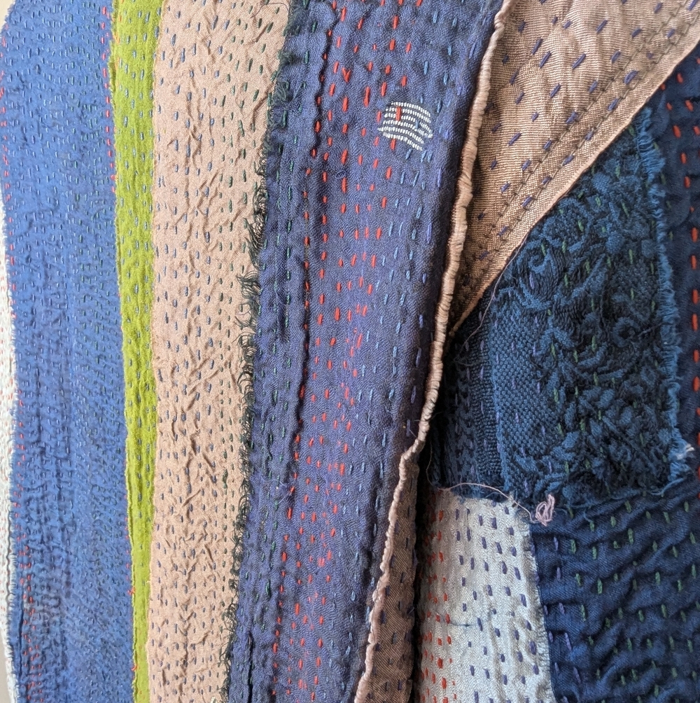 Mieko Mintz lightweight reversible Multicolor Pat… - image 11